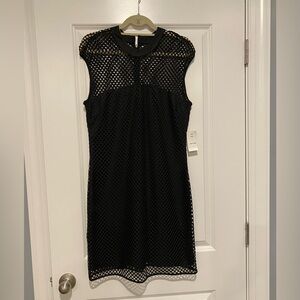 SALE Alexia Admor NWT black sleeveless dress with netting design